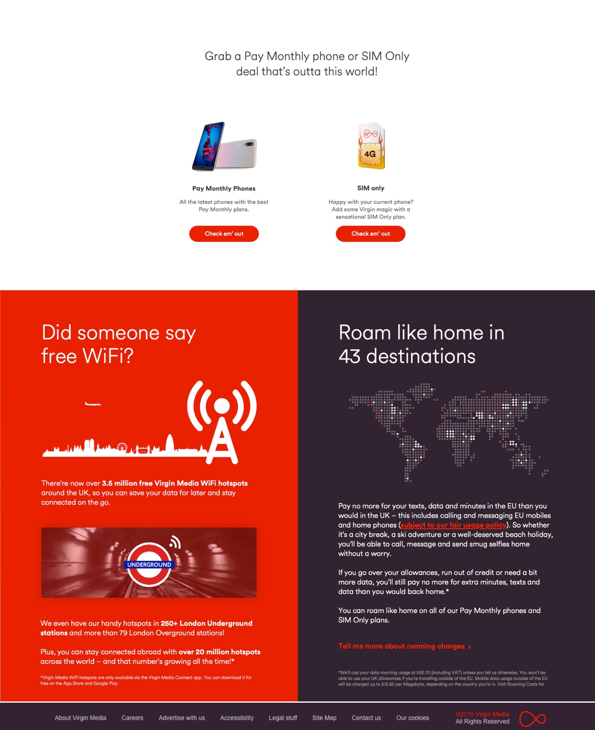 Virgin Media – UX/UI