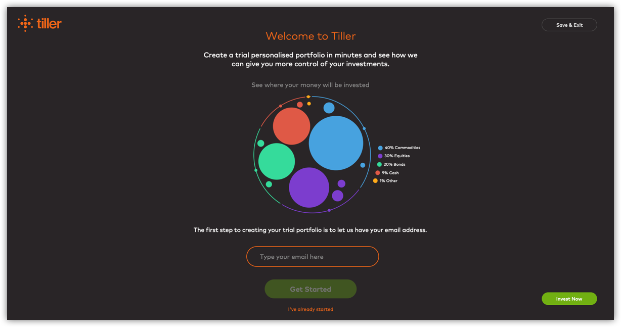 Tiller – UI & Motion Design